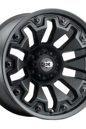 Price Cut Vision Off-Road 362 Armor 5x127 20x9+10 Satin Black with Black Bolt Inserts