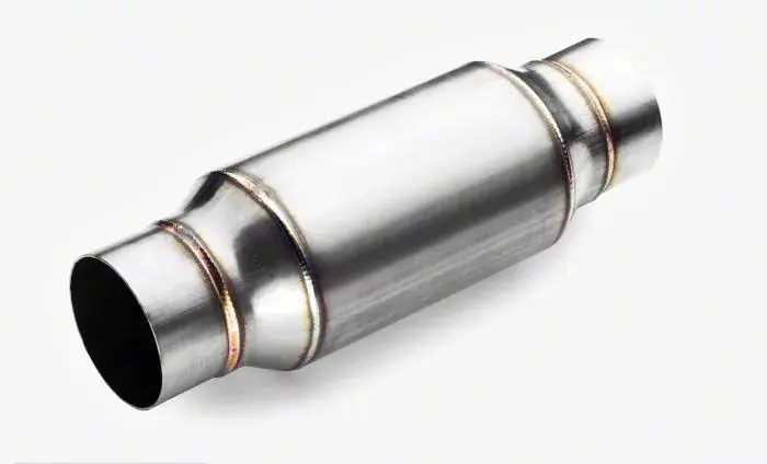 Aero Exhaust TR 251 Series Resonator; 10.50-Inch Overall; 2.50-Inch Inlet and Outlet Bargain