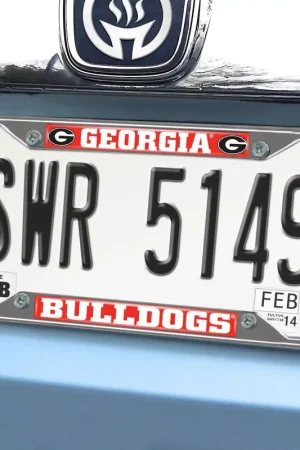 License Plate Frame with University of Georgia Logo Special Offer