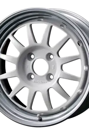 WedsSport Racing 2-Piece 4x100 15x7.0+26 White One Day Deal