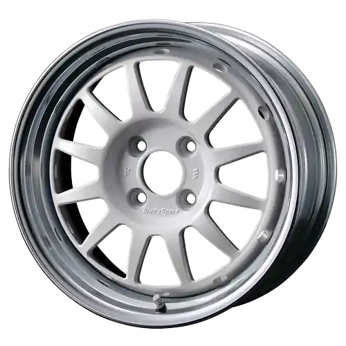WedsSport Racing 2-Piece 4x100 15x7.0+26 White One Day Deal