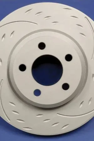 Chevrolet Silverado SP Performance Diamond Slot Vented Rear Rotors - D55-057 Next Day Delivery