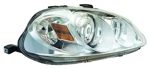 Place Order Honda Civic IPCW Headlights - Projector with Rings with Amber Reflector - 1 Pair - CWS-729C2