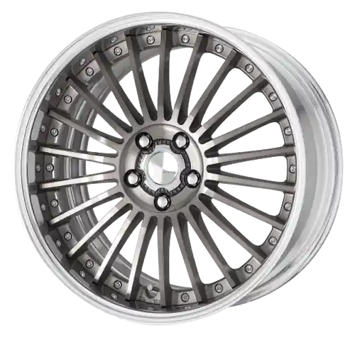 Work Lanvec Lf1 5x114.3 19x12+30 A Disk Trans Gray Polish Deal