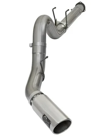 aFe LARGE BORE HD 5in 409-SS DPF-Back Exhaust w/Polished Tip 2017 Ford — PMD Premier Motoring Development Crafted