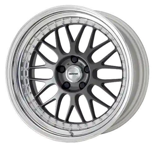 Crafted Work Meister M1 3p 4x100 16x9.5-27 O Disk Matte Gunmetal