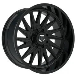 TIS 547B 8X170 20x9 +0 Gloss Black with Cast Lip Logo Price Cut