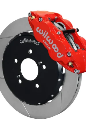 Wilwood Narrow Superlite 6R Front Hat Kit 12.88in Red Honda S2000 — PMD Premier Motoring Development Certified