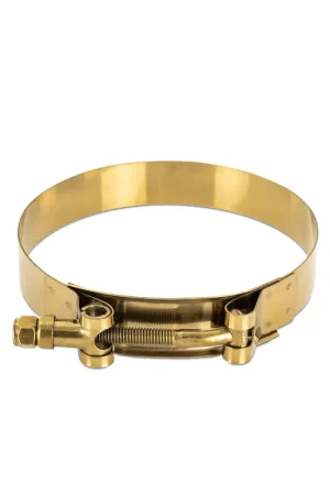 Hot Picks Mishimoto 4 Inch Stainless Steel T-Bolt Clamps - Gold — PMD Premier Motoring Development