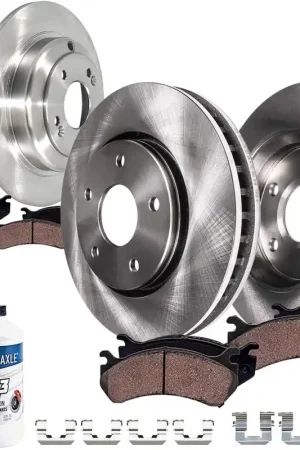 10pc Front & Rear Disc Rotors and Ceramic Brake Pads Kit Buy Direct