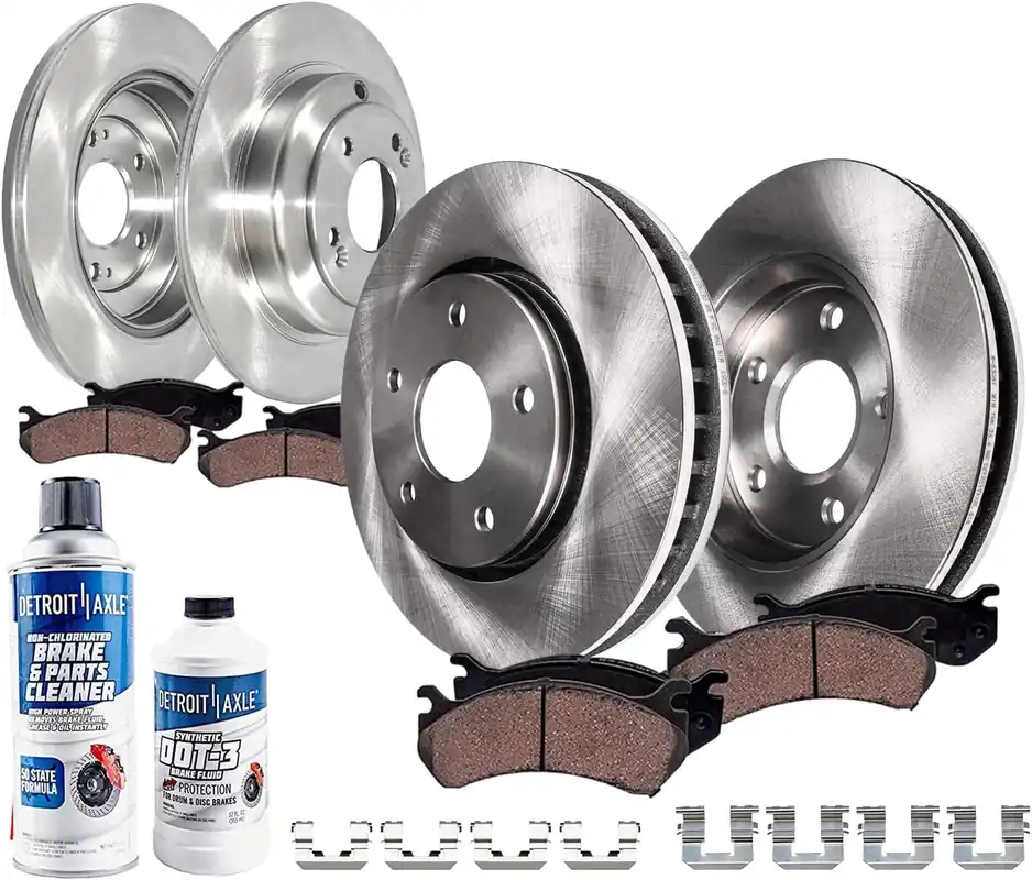 10pc Front & Rear Disc Rotors and Ceramic Brake Pads Kit Buy Direct