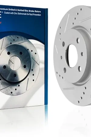 Time-Limited Front Drilled and Slotted Brake Rotors (Pair)