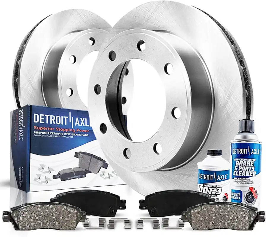 Shop Now 6pc Front Disc Rotors and Ceramic Brake Pads Kit