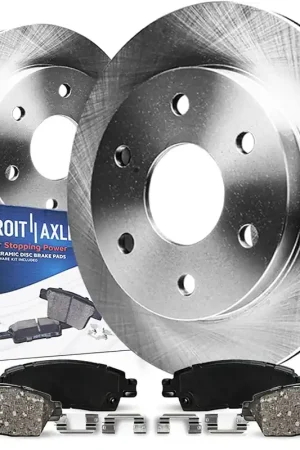 Viral 4pc Rear Disc Rotors and Ceramic Brake Pads Kit