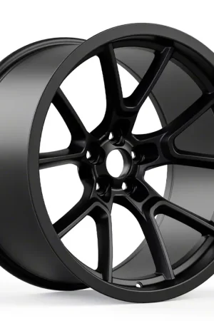 Redeye Demon Style Matte Black Wheel; Rear Only; 20x10.5; 25mm Offset Worldwide Shipping