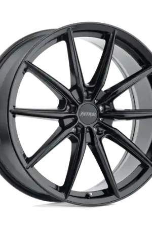 Petrol P4B 5X108 19X8 +40 GLOSS BLACK New Release