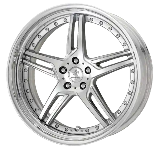 DURANDAL DD5.2 SILVER POLISHED 5x108 18X10.5 +85MM Luxury