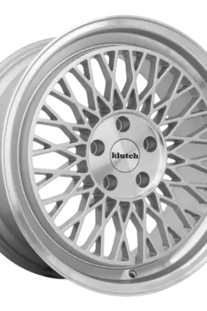 Today Only Klutch SLC1 5x120 18x8.5  +35 Silver Machined Lip