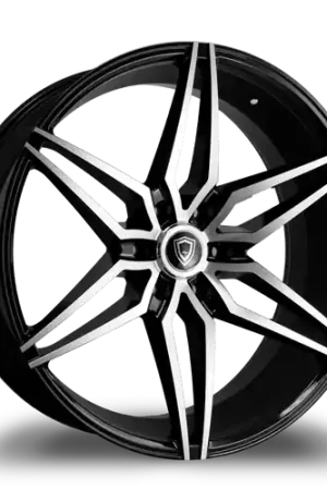 MARQUEE WHEELS M3259A 6x135 22x9.5+30 BLACK / MACHINED Super Sale