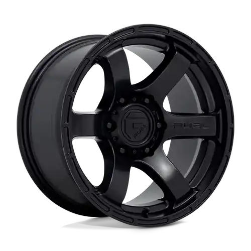 Free Shipping Fuel 1PC D766 RUSH 6X114.3 20X9 +1 SATIN BLACK