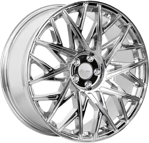 ECLIPSE 101 5X120 24x9 +30 CHROME Today Only