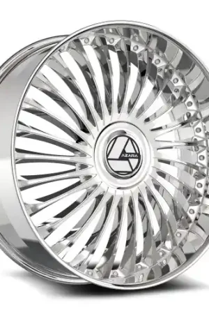 Azara AZX-103 5x115/5x120 24x9 +15 Chrome Fast Shipping