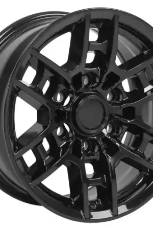 OE Wheels TY17 6x139.7 16x7+13 Black Fast Shipping