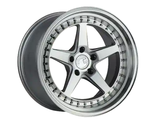 Direct From Factory Aodhan DS05 5x114.3 18x10.5+15 Silver w/Machined Face