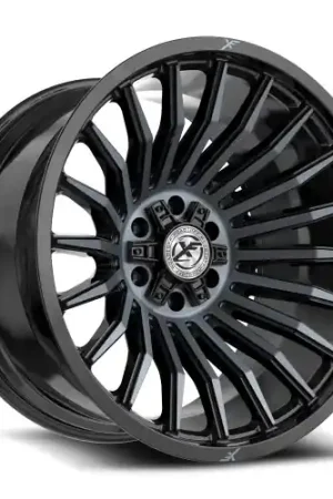 XF Off-Road XF-231 6x135/6x139.7 24x14 -76 Gloss Black & Machined Titanium Double Dark Tint Weekend Sale