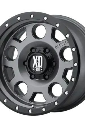 Popular XD XD126 ENDURO PRO 6X139.7 15X8 -19 MATTE GRAY W BLACK REINFORCING RING