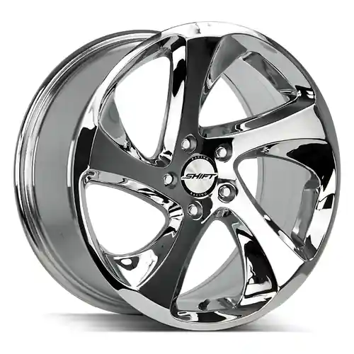 Fast Shipping Shift Strut 5x114.3 17x8 +35 Chrome