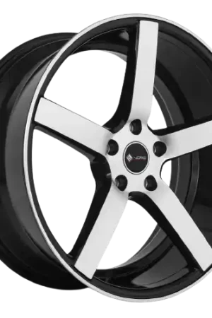 Fan Favorite Vors TR5 5x108 20x8.5 +35 Black Machined Face