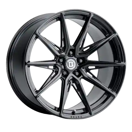Brada Wheels CX2 5x120 20x9 +28 Gloss Black Flash Sale