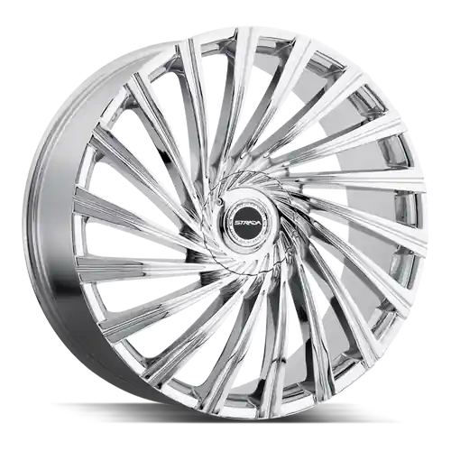 Strada Tornado Blank 28x10 +18 Chrome Deal