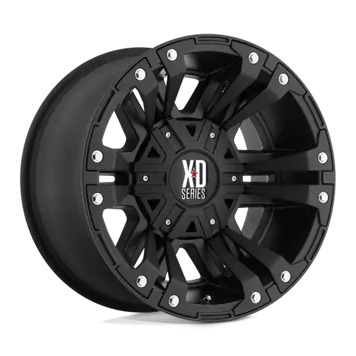 XD XD822 MONSTER II 5X127/5X135 17X9 -12 MATTE BLACK Free Returns