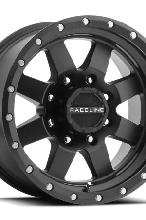 Raceline 935B Defender Wheel 18x9 8x170 Satin Black 18mm - FREE T-SHIRT INCLUDED! Exclusive Offer