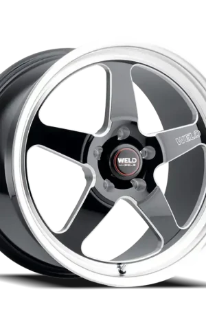 Weld Street Performance Ventura Drag Wheel 17x10 5x127 Gloss Black Milled w/ Diamond Lip 38mm - FREE T-SHIRT INCLUDED! Buy Today