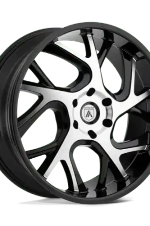 Asanti Black ABL-16 6X135 20X8.5 +30 GLOSS BLACK MACHINED High Quality