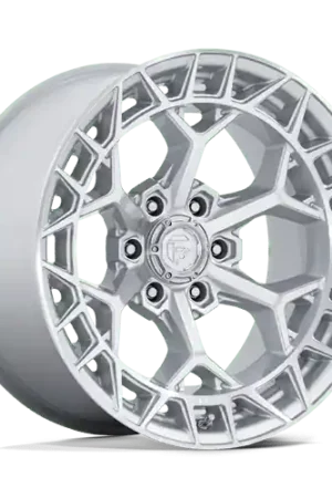 High Quality Fuel Fc873 Charger Wheel 17x9 6x135 Gloss Silver w/ Machined Face 1mm - FREE T-SHIRT INCLUDED!