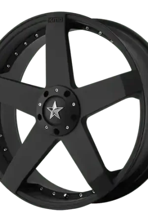 KMC KM775 ROCKSTAR CAR BLANK 22X8.5 +42 MATTE BLACK Last Chance