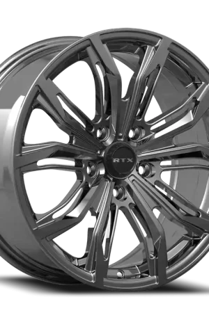 Fresh Stock Rtx Black Widow Wheel 18x8 5x114.3 Hyper Black 42mm