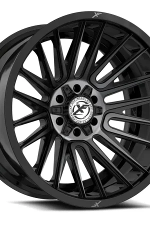 Exclusive Offer Xf Off-Road Xf-234 Wheel 22x12 5x127 & 5x139.7 Gloss Black & Brushed Double Dark Tint -44mm