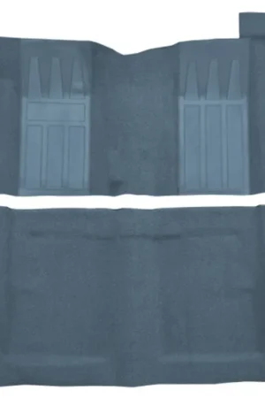 Carpet for 69 Ford Torino GT 2DR Hardtop 4spd w/2 Medium Blue Inserts Loop Best Seller