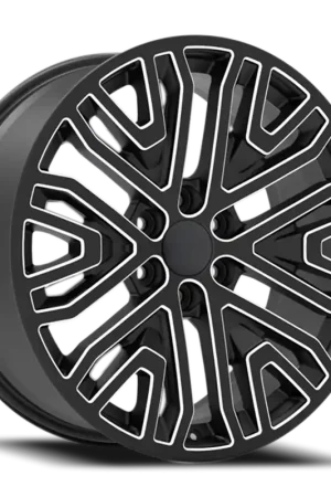 Free Shipping Replica1 Rp14 Wheel 22x9 6x139.7 Black Milled 28mm