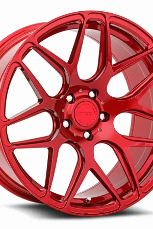 In Demand Mrr Fs1 Wheel 18x8.5 5x114.3 Candy Red 20mm - FREE T-SHIRT INCLUDED!