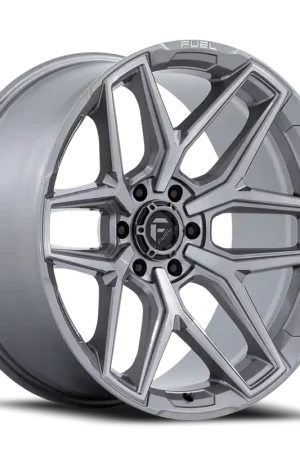 Fuel Flux Wheel 20x9 6x139.7 Platinum 20mm - FREE T-SHIRT INCLUDED! In Demand