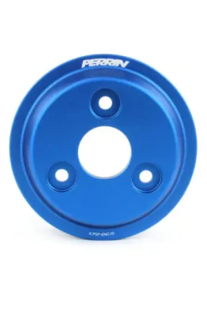 PERRIN Lightweight Water Pump Pulley (Blue) - 2015-2024 Subaru WRX / 2014-2024 Forester / 2018-2024 Crosstrek / 2020-2024 Outback / Legacy / 2019-2024 Ascent / 2022-2024 BRZ / Toyota GR86 Today Only