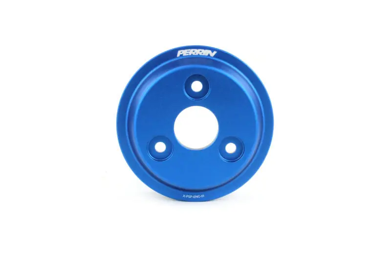PERRIN Lightweight Water Pump Pulley (Blue) - 2015-2024 Subaru WRX / 2014-2024 Forester / 2018-2024 Crosstrek / 2020-2024 Outback / Legacy / 2019-2024 Ascent / 2022-2024 BRZ / Toyota GR86 Today Only