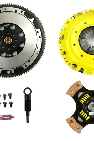 Grab Now ACT XT Race Sprung 4 Pad Clutch Kit w/ Flywheel - 2015-2021 Subaru WRX / 2006-2008 Forester / 2006-2014 Impreza