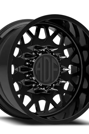 Adf Hot Shot Wheel 22x14 8x165.1 Gloss Black -76mm - MINIMUM PURCHASE OF 4 - FREE T-SHIRT INCLUDED! Deal
